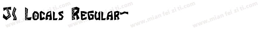 JI Locals Regular字体转换